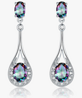 Rainbow Mystic Drop Earrings